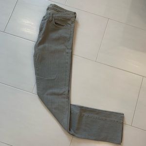 J Brand grey straight leg jeans